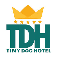 Logo de Tiny Dog hotel: guardería canina y hotel para perros en Marbella