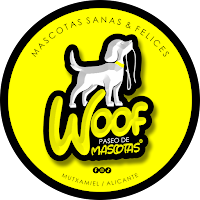 Logo de woof paseo de mascotas mutxamel